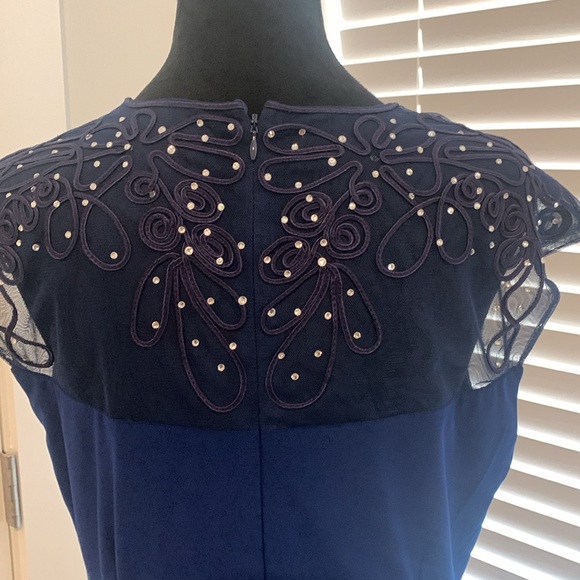 Alex evenings royal blue evening gown - Picture 3 of 8